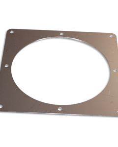 Flange plate SST for rubber    connection piece dia 110/160